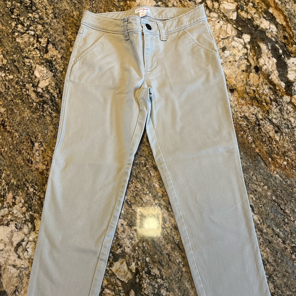 School uniform pants. Brand cat and Jack. Color khaki. Size 8 straight.